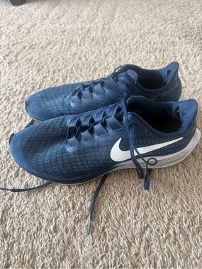 Nike Men’s Blue Athletic Shoes with White Swoosh